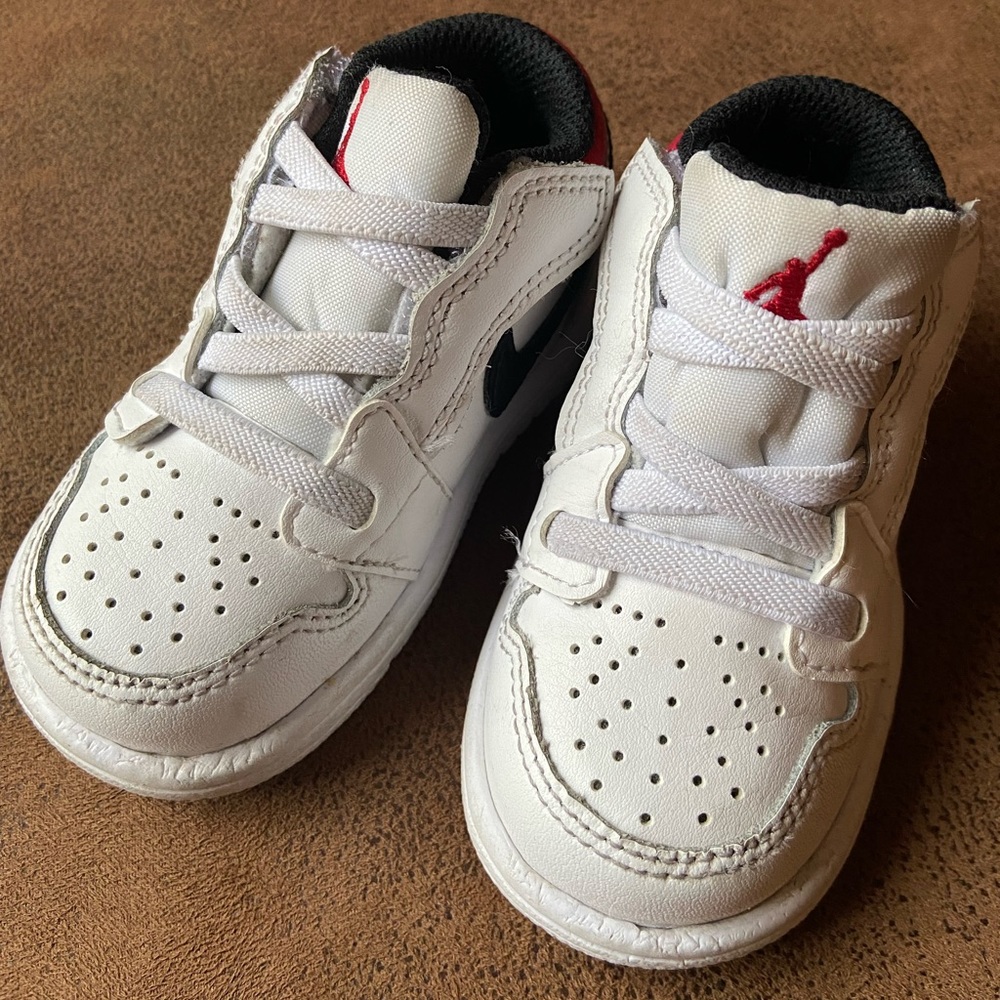 Nike Jordan 1 Low Alt (TD) Cl3436 118 Sz.5C White/Red/Black.